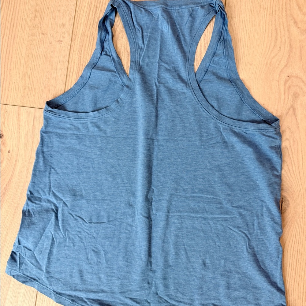 lululemon athletica Heathered Slate Blue Racerback Tank